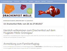 Tablet Screenshot of drachenfest.de